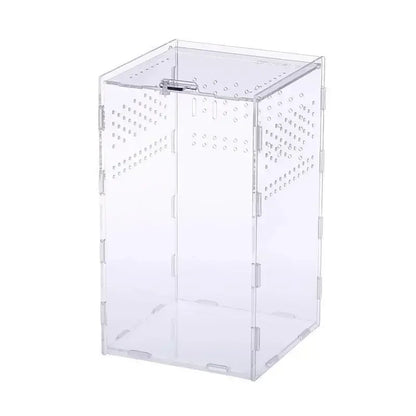 Acrylic Reptile Terrarium – Nano Breeding Box for Spider, Scorpion & Lizards