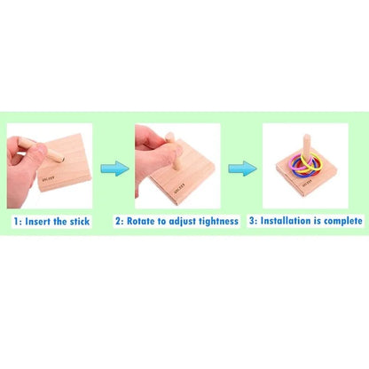 Parrot Training Ring Toy – Interactive Educational Bird Toy