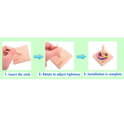 Parrot Training Ring Toy – Interactive Educational Bird Toy
