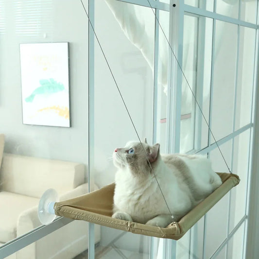 Hanging Cat Hammock Bed – Window Seat Perch for Cats & Kittens, Holds Up to 20kg