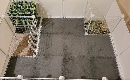 30cmX30cm EVA Pet Warming Pad – Soft Sleeping Mat for Guinea Pigs & Rabbits