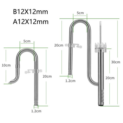 Aquarium Filter Stainless Steel External Filter Accessories Inlet and Outlet Water Remove Oil Film Lily Tube Aquarium filter