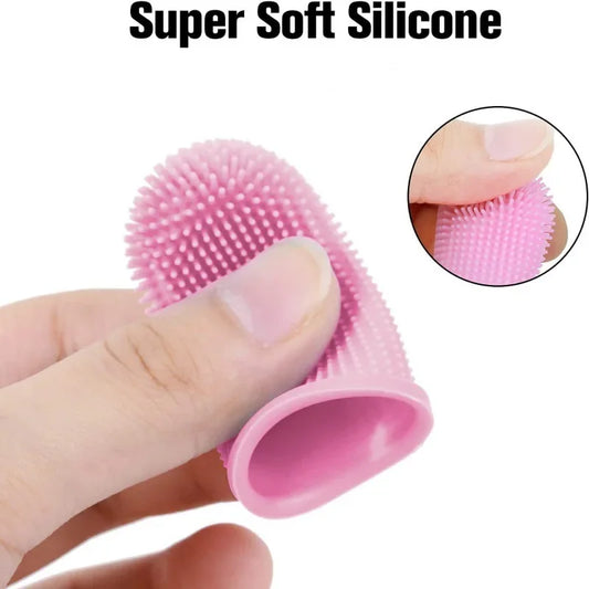 Pet Finger Toothbrush – Soft, Nontoxic Dental Cleaner for Dogs & Cats