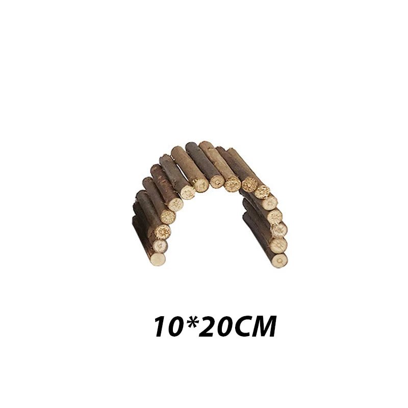 Willow Branch Chew Toy - Natural Climbing Ladder & Bridge for Small Pets - The Best For Pets