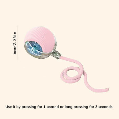 Smart Interactive Pet Toy Ball – USB Automatic Bouncing for Dogs & Cats