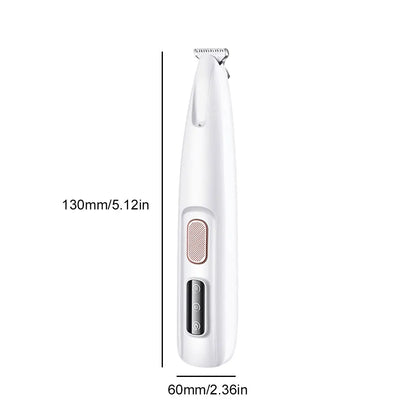LED Grooming Clippers for Pets – 18mm Blade for Paws, Ears & Face