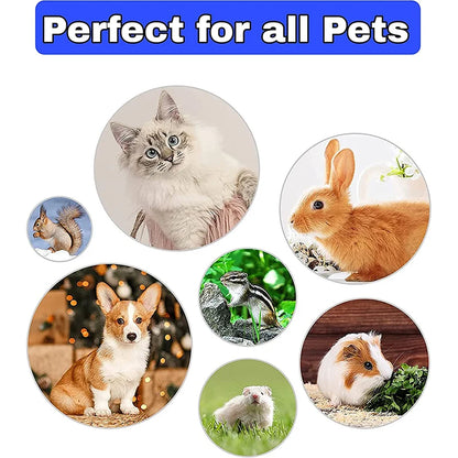 Rabbit Grooming Kit – Nail Clipper, Tear Stain Remover & Bath Brush for Small Pets