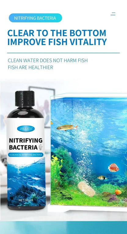 Nitrifying Bacteria Liquid – Aquarium Water Purifier & Treatment Solution