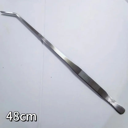 Multifunctional Stainless Steel Aquarium Tweezers – Elbow Aquascape & Feeding Tool