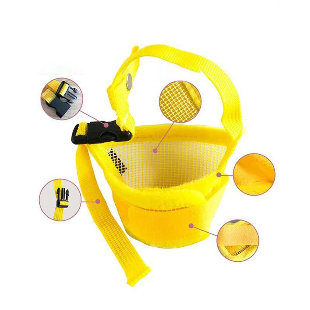Dog Muzzle - Adjustable Mesh Breathable Anti-Barking & Anti-Biting Muzzle