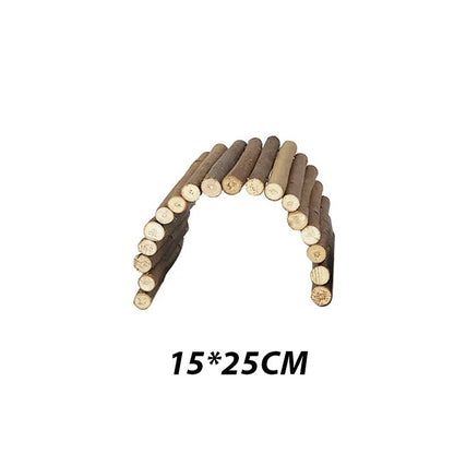 Willow Branch Chew Toy - Natural Climbing Ladder & Bridge for Small Pets - The Best For Pets