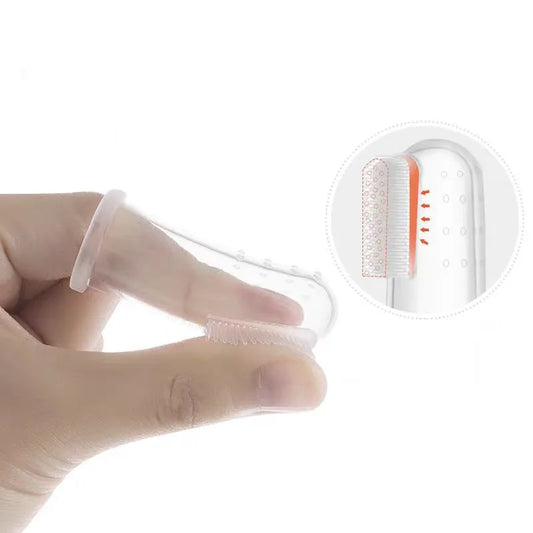 Pet Finger Toothbrush – Soft Tartar Remover for Dogs & Cats
