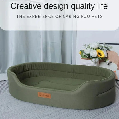 Dog Bed Cushion - Fluffy Pet Sofa for Small, Medium & Large Dogs
