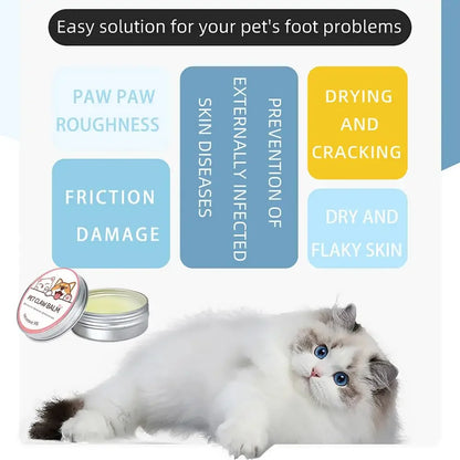 Paw Balm 50g - Protective Cream for Cat & Dog Paws & Nose Moisturiser
