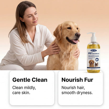 Natural Coconut Oil Pet Shampoo – Gentle Cleansing & Coat Care for Dogs & Cats