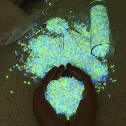 1000pcs Glow Sand – Luminous Pebbles for Aquariums