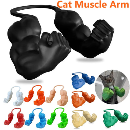 Funny 3D Cat Muscle Arm Costume – Hilarious Pet Cosplay Accessory for Halloween, Parties & Photos