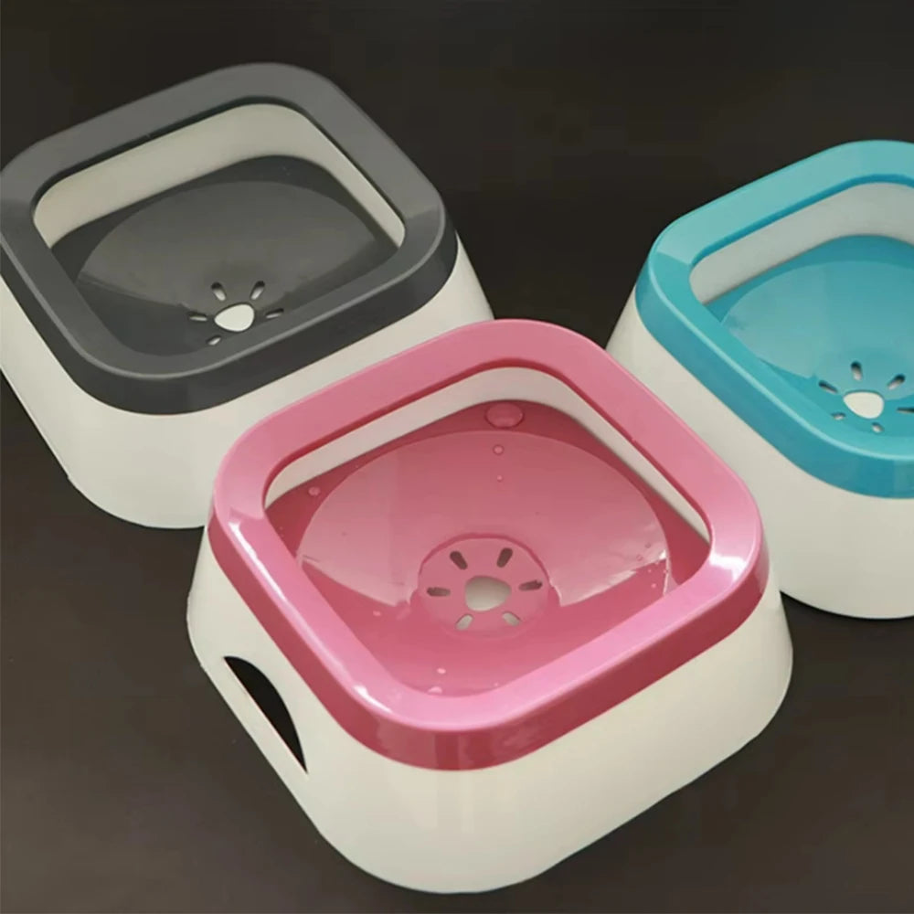Floating Dog Water Bowl - No-Splash Anti-Spill Drinking Bowl for Dogs & Cats