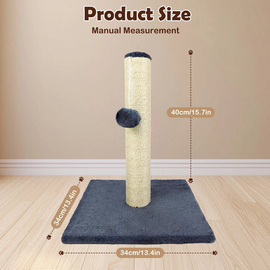 Cat Tree Scratching Post 40cm - Sisal - The Best For Pets