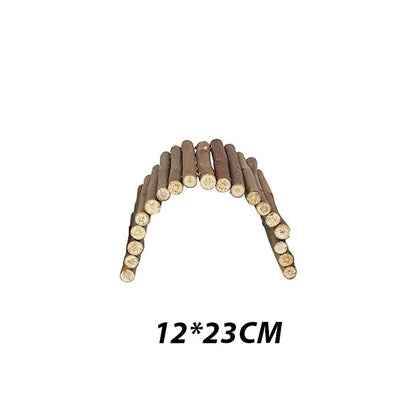 Willow Branch Chew Toy - Natural Climbing Ladder & Bridge for Small Pets - The Best For Pets