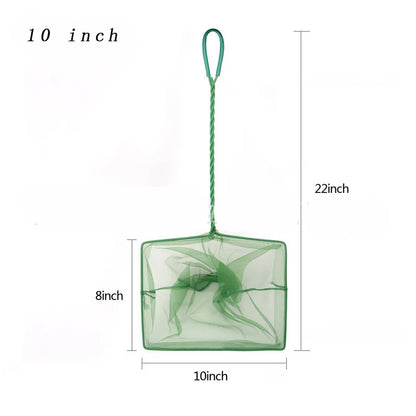 Fish Net Long Handle – Square Aquarium Landing & Cleaning Tool