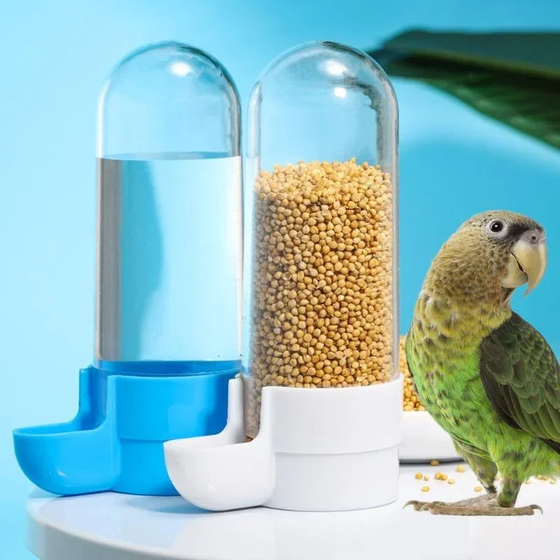 Bird Water Dispenser - Hanging Automatic Feeder for Parrots & Small Birds
