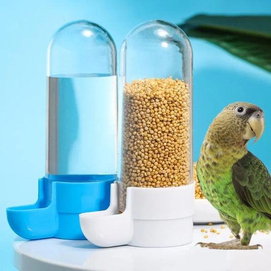 Bird Water Dispenser - Hanging Automatic Feeder for Parrots & Small Birds