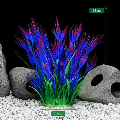 Artificial Aquarium Decoration Plant Plastic Water Grass